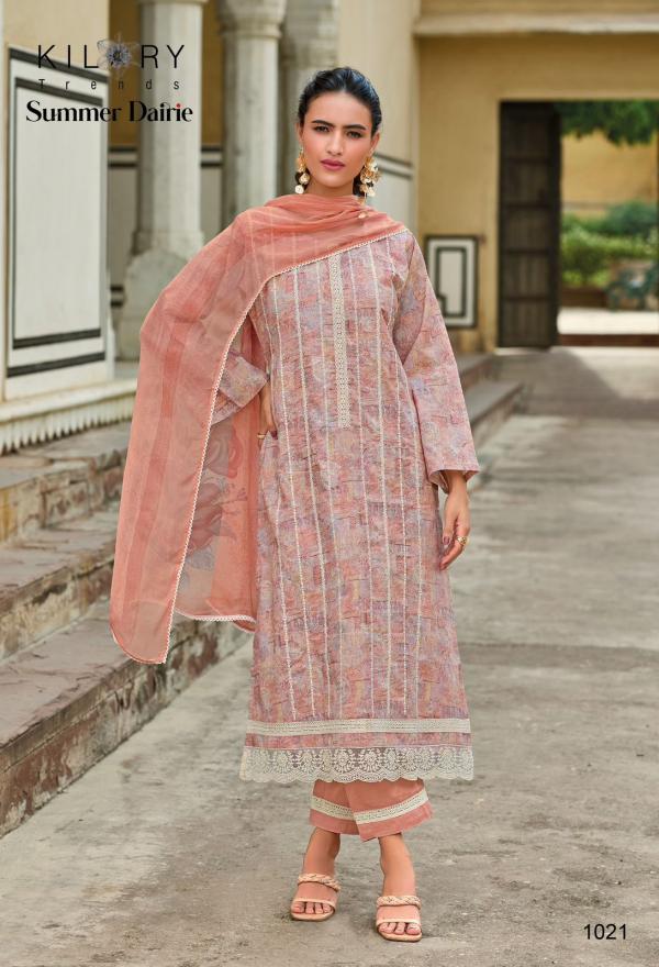 Kilory Summer Dairie Lawn Cotton Salwar Kameez Collection